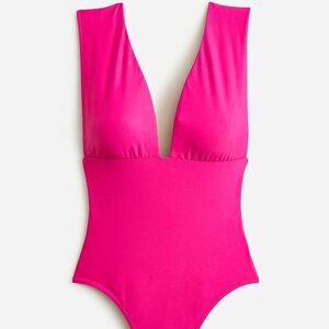 J. Crew Fuschia Pink One Piece Girlhood Core Beach Resort Bathing Suit sz 22W